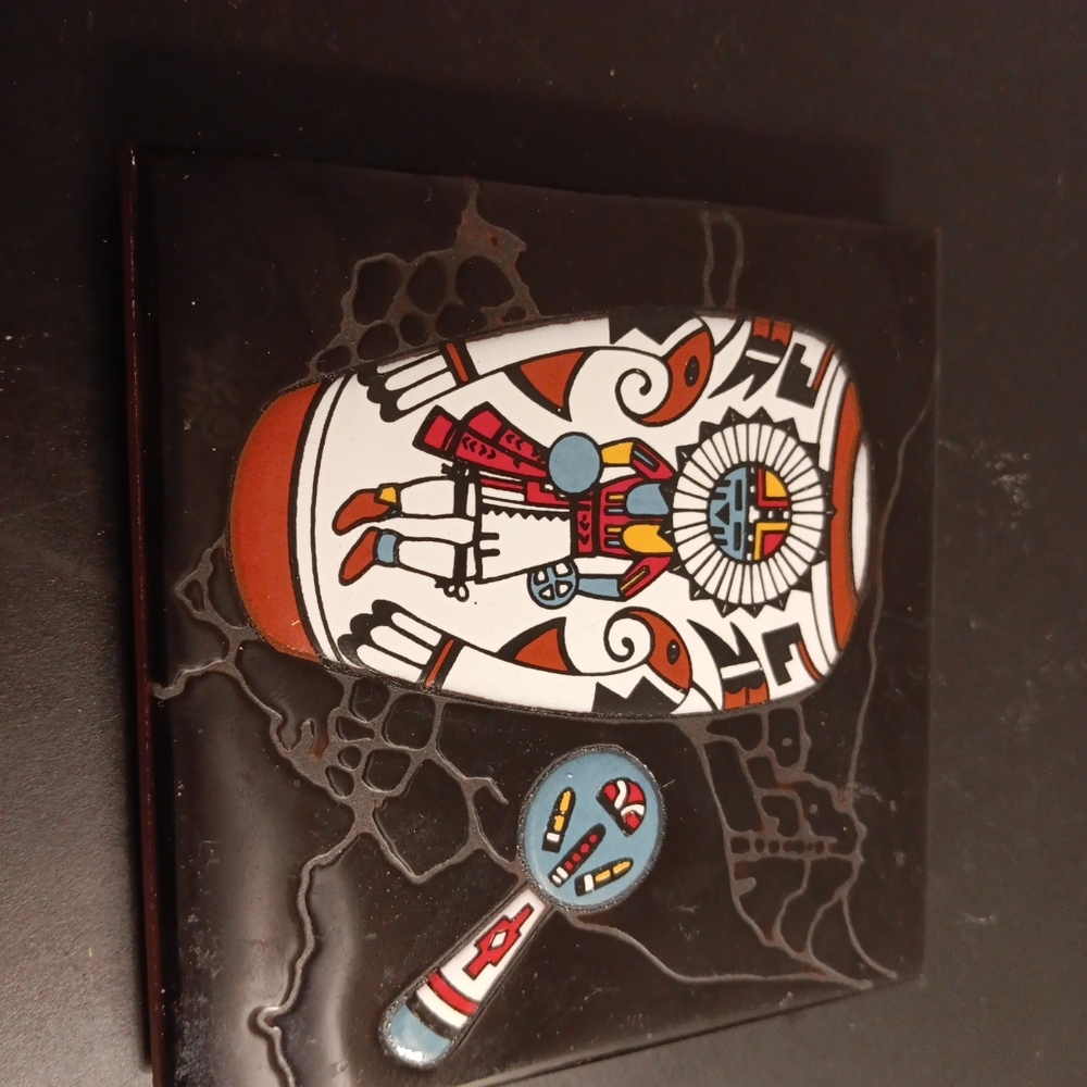 GORGEOUS Cleo Teissedre 4" Square Ceramic Tile.